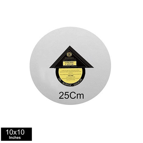 Round Premium Canvas 10"