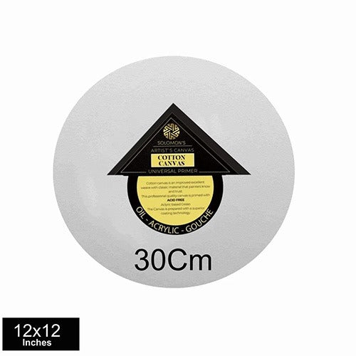 Round Premium Canvas 12"