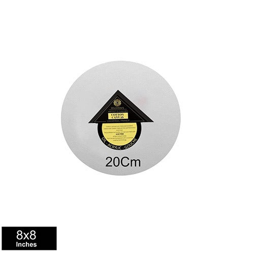 Round Premium Canvas 8"