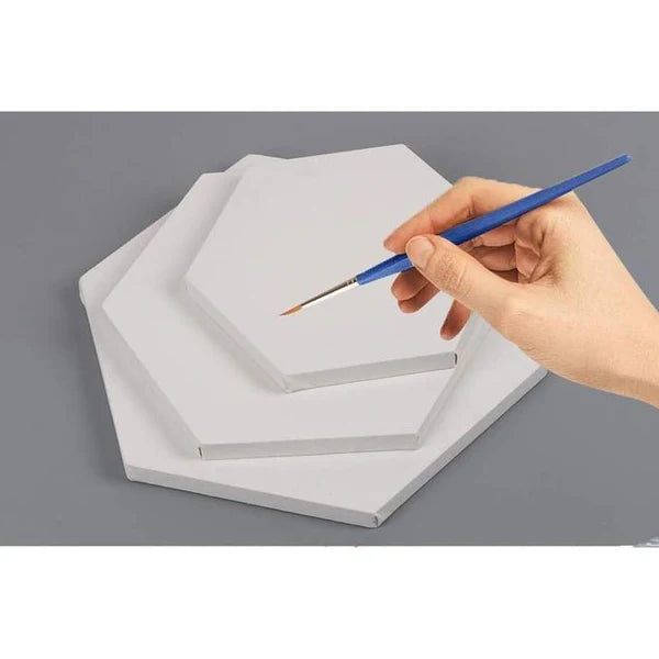 Hexagon Premium Canvas 16"