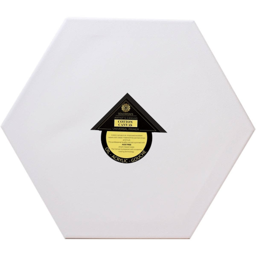 Hexagon Premium Canvas 4"