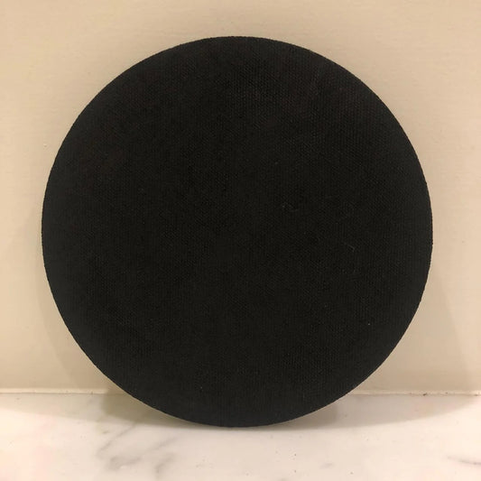 Round Black Premium Canvas 16"
