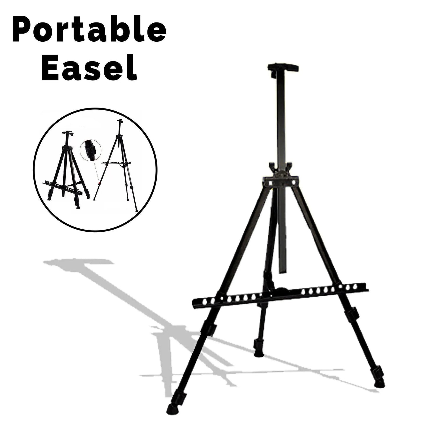 Solomon's Portable Lightweight Art Metal Easel