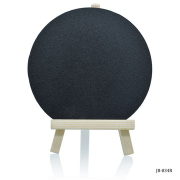 6" Ordinary Easel + 4" Round Black Canvas ( X Small)